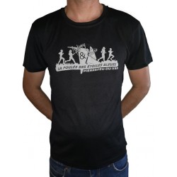 Tshirt FEMME Noir - Foulée...